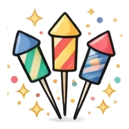 Illustration Feuerwerk